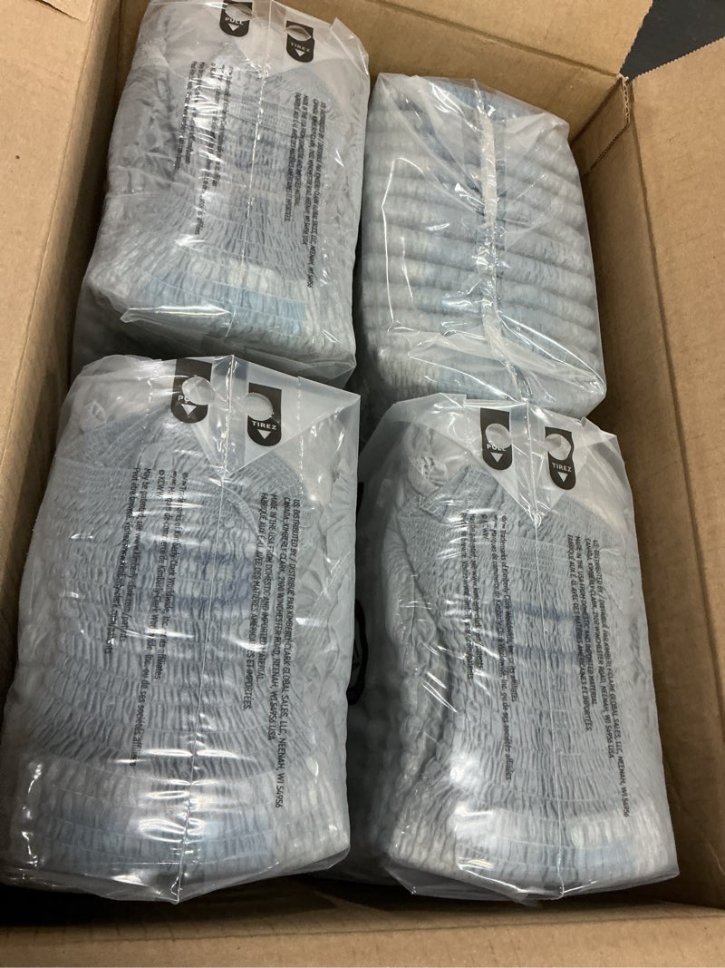Condition photo showing New/Like New for depend night defense incontinence disposable underwear for men - overnight absorbency - xl - 48ct
