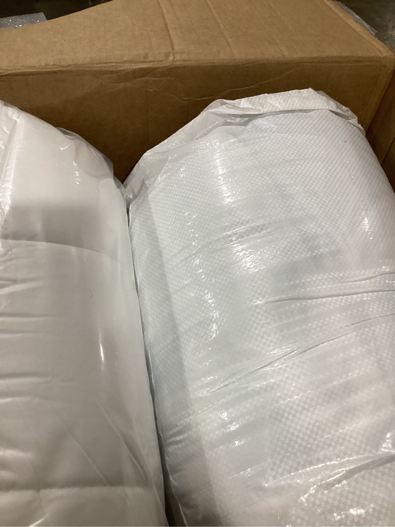 Condition photo showing As Is for sleep innovations dual layer 4 inch memory foam mattress topper, full size, ultra soft support, 3 inch cooling gel memory foam plus 1 inch fluffy pillow top cover full plush support topper