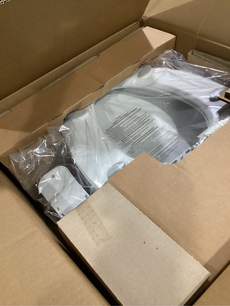 Condition photo showing Good Condition for brondell se400-ew swash se400 electric bidet toilet seat with heated seat, oscillating stainless steel nozzle, warm air dryer, night light, gentle close lid, white side arm control, elongated white side arm control elongated