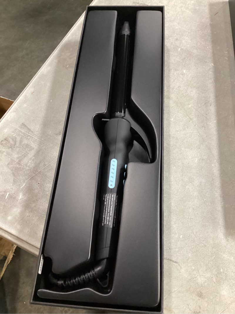 Condition photo showing Good Condition for bio ionic long barrel curling iron with moisture heat technology & nanoionic mx versatile curling wand - multiple barrel sizes for tight, classic, loose & soft curls