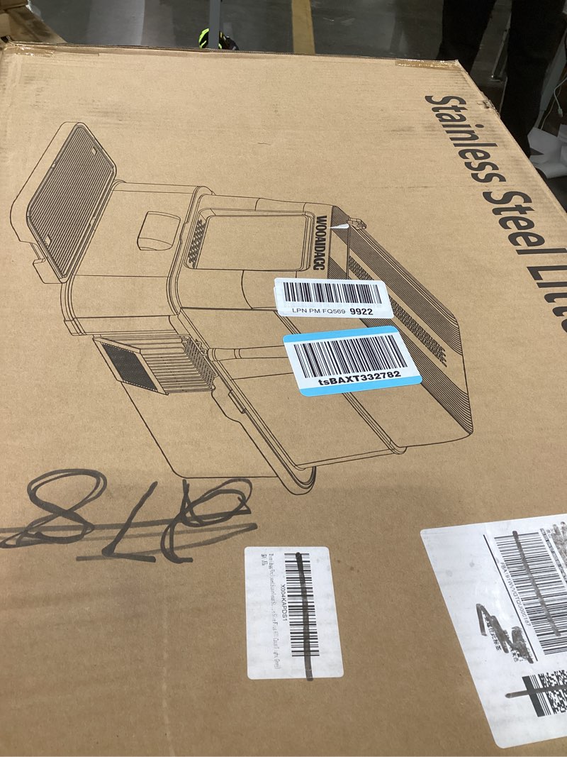 Condition photo showing Good Condition for Enclosed Stainless Steel Cat Litter Box with Odor Control, Modular Design with Drawer and Flip Door, Easy to Clean and Wash,Non-Stick Interior,Extra Large Size Fits All Cats(Light Grey)