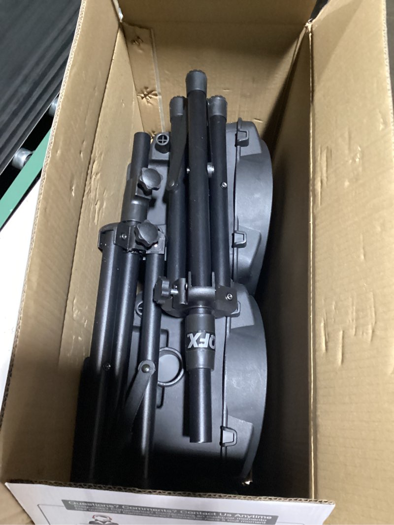 Condition photo showing Good Condition for QFX PBX-800TWS 8-Inch TWS Bluetooth Stereo PA System with 2 8" Speakers, 2 Microphones, 2 Stands, and a Remote Control