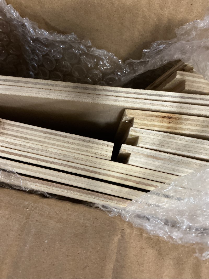 Condition photo showing Good Condition for GRETJOB Wire Shelf Covers for Wire Racks, Wooden Shelf Covers with Natural Wood Grain, 0.2" Thick Removable Pantry, Closet, Kitchen Cabinet Organizer - 24x12 Inch Storage Shelves Liners (6 Pack)