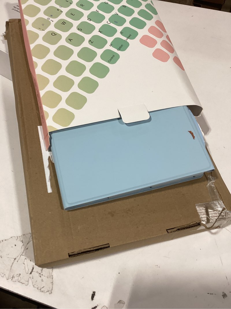 Condition photo showing Good Condition for Similar product Keyboard Case with Mouse for iPad 9th/8th/7th Gen 10.2 inch, iPad Air 3, iPad Pro 10.5\" 2017, Candy Round Key Magnetic Detachable Keyboard, Built-in Pen Holder?Misty Blue ipad9/ipad8/ipad7/air3/pro10.5 Misty Blue