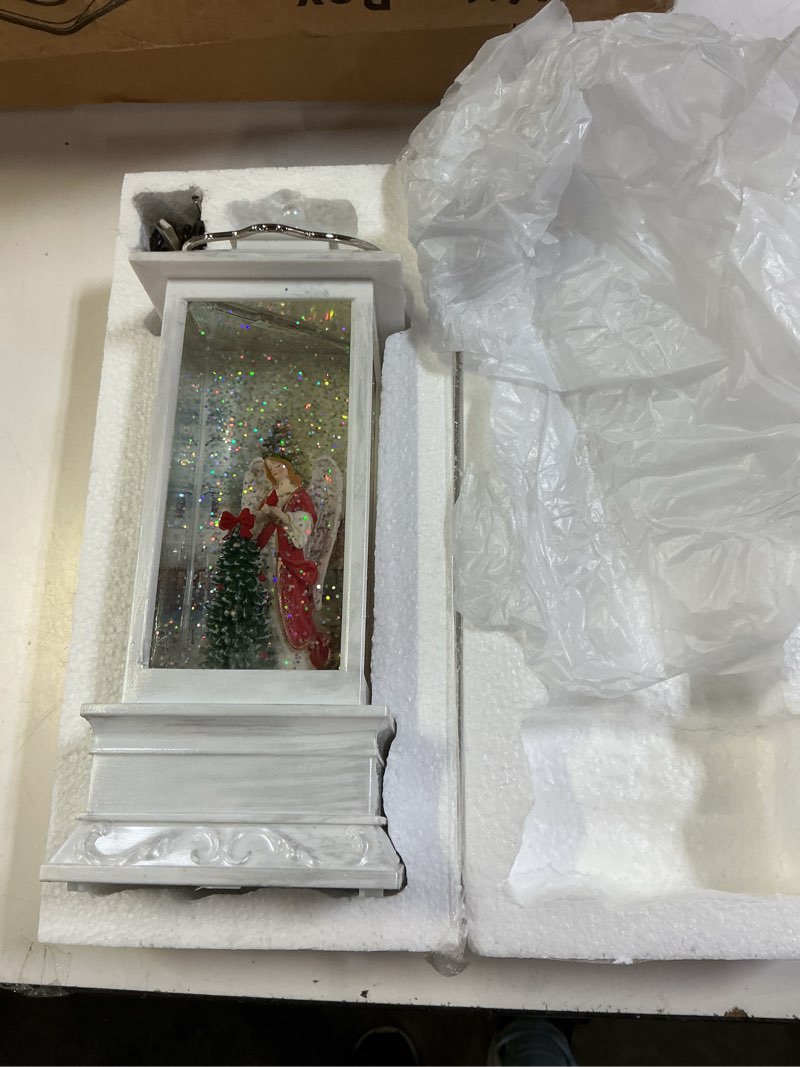 Condition photo showing Good Condition for christmas lantern with music and led, for girls kids women adults, home tabletop holiday decoration 