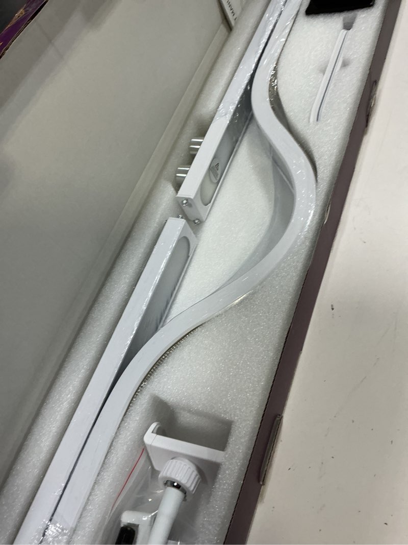 Condition photo showing New/Like New for upgraded nail tech lamp for desk, 34 in foldable large nail light with phone holder, 3 modes 3000k-6000k led manicure lamp, half moon light for lash eyelash extension, tattoo, eyebrows white