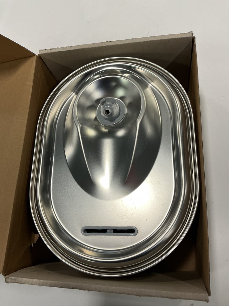 Condition photo showing As Is for PETLIBRO Stainless Steel Cat Water Fountain, 101oz/3L Pet Water Fountain for Cats Inside, Food-Grade Dog Water Fountain, Automatic Water Dispenser with 4 Filters & 4 Sponges Fountain+4 Filters