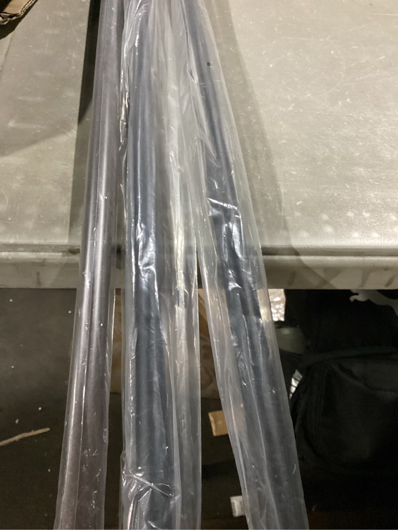 Condition photo showing Good Condition for Dark Bronze Disc Curtain Rods, 84-144 Inches Window Curtain Rod,Adjustable Room Darkening Drapery Rod with Aluminum Finials and Brackets,Wrap Around Design 84-144" Dark Bronze