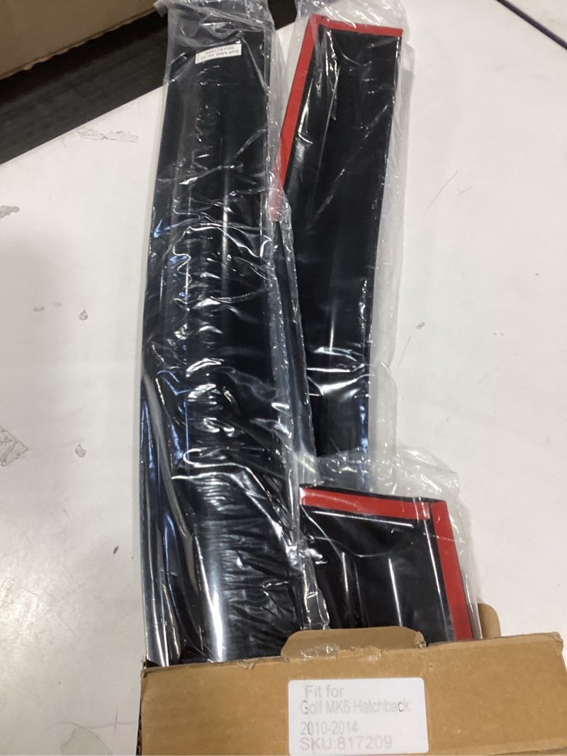 Condition photo showing Good Condition for ig window visors fit for 2010-2014 volkswagen golf, out-channel rain guards vent wind deflectors 4pc, car accessories for 10-14 vw golf (5-door only) 2010-2014 golf