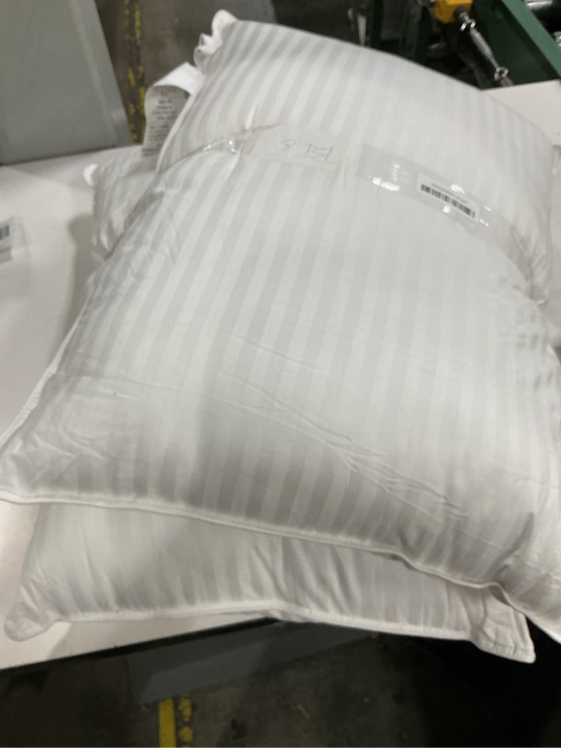 Condition photo showing Good Condition for beckham hotel collection bed pillows standard/queen size set of 2 - original soft down alternative pillow for sleeping - soft support for back, stomach or side sleepers queen / standard white