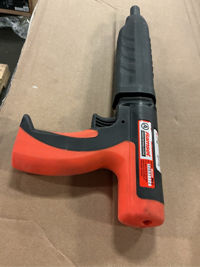 Condition photo showing As Is for ramset 0.3 in. d x 3 in. l steel hollow head powder actuated tool 1 pk