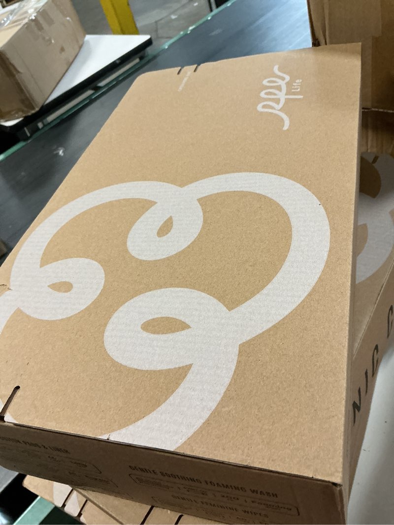 Condition photo showing New/Like New for feminine care bundle, period essentials 100% organic cotton pads for women, size 2,3,5 sanitary napkins 124 ct, flushable gentle feminine wet wipes, plant-based soothing feminine wash