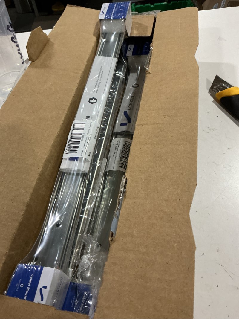 Condition photo showing Good Condition for lontan 1 pcs center mount drawer slides bottom mount for cabinet and dresser 20 inch heavy duty drawer rails 15.12" extension glide track 20 inch 1