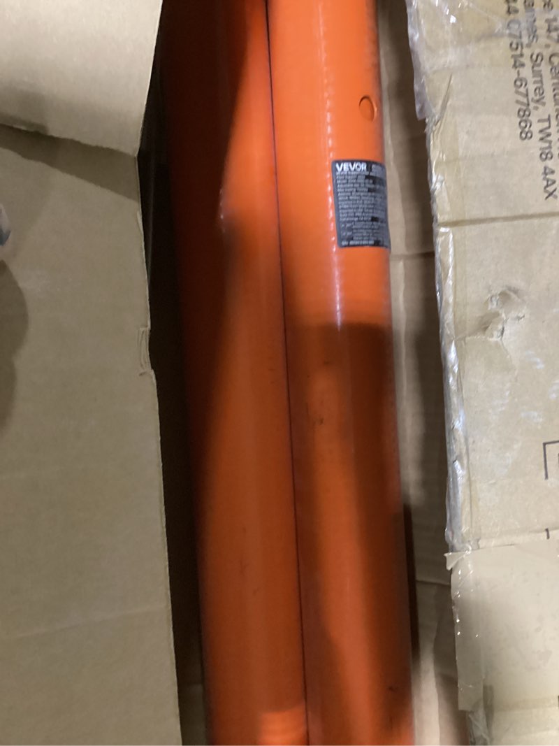 Condition photo showing As Is for VEVOR House Floor Jacks, 2 Pack 54-150 Inch Height Range, 11200 lbs Max Load Capacity, Adjustable Support Beam Basement Jack Post Pole for Leveling, Lift Steel Telescoping Post for Temporary Support 54"-150"