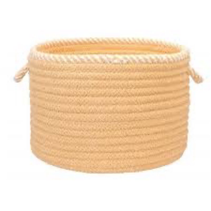 Whispering Woven Basket - Pale Banana