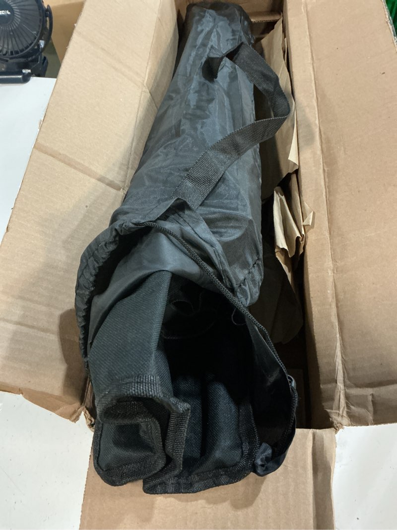 Condition photo showing Good Condition for cinnvoice portable sauna chair fast folding, lightweight compact chairs with carrying bag for outdoor travel beach picnic festival camping fishing hiking backpacking(black,folding chair) black folding chair