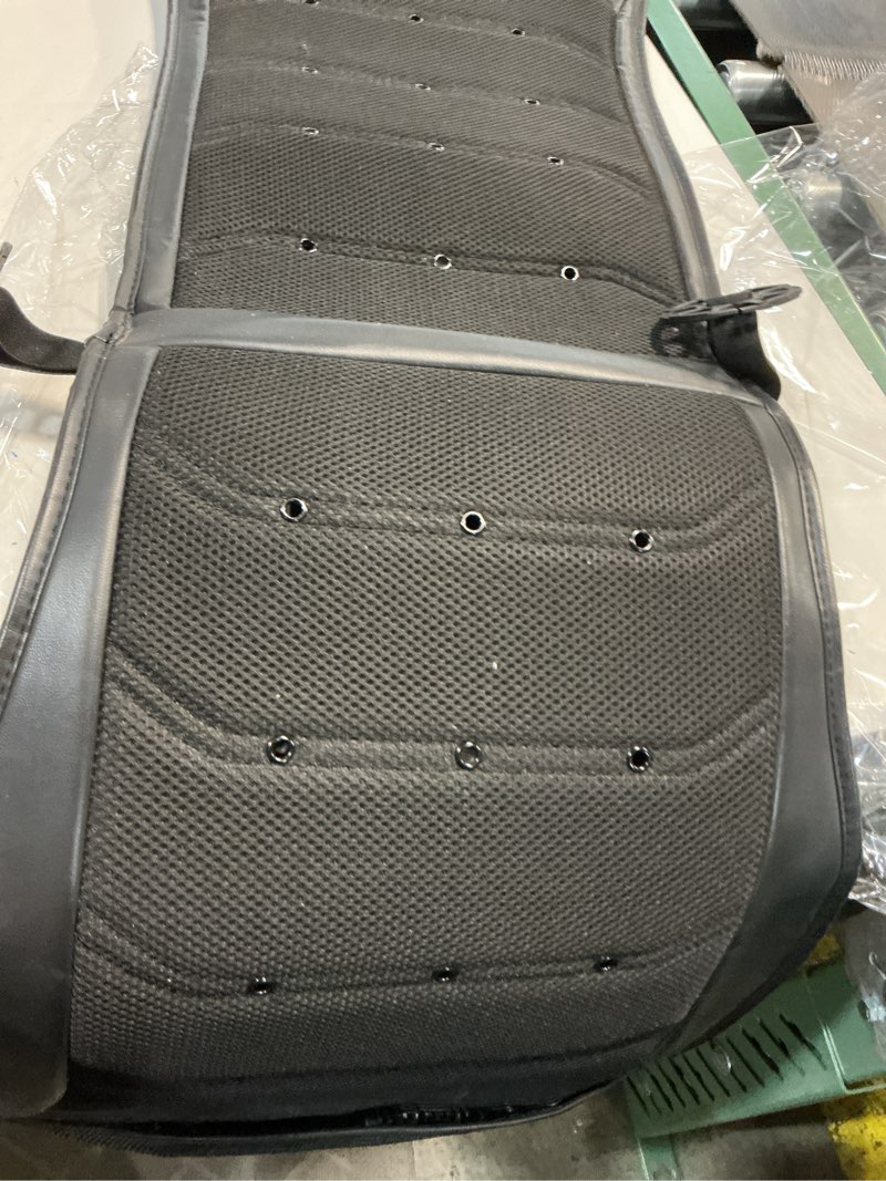 Condition photo showing As Is for ZONETECH Cooling Car Seat Cushion - Black 12V Automotive Comfortable Massager Cooler Pad-Air Conditioned Air Circulation for Hot Weather