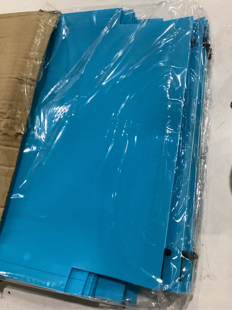 Condition photo showing Good Condition for extra capacity plastic hanging file folders,12 pack reinforced expanding hang folder letter size,accordian pocket,heavy duty 2 inch expansion, hard hanging folder organizer for office home,blue