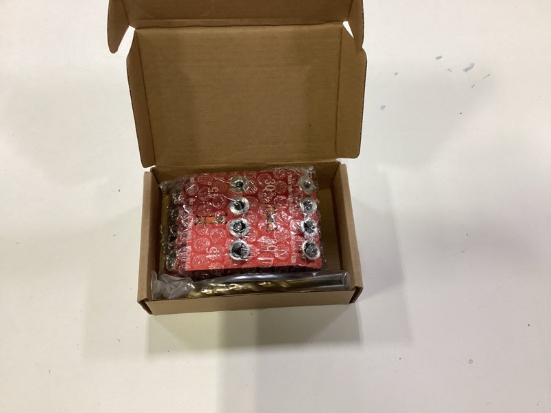 Condition photo showing Good Condition for 30 45 90 Degree Angle Drill Guide Jig for Hand Drill, Angle Drill Guide for Straight Holes and Angle Drilling, used for Stairs Handrails, Cable Railings, Decks, and Wood Posts Level design?with 4 Bits Red