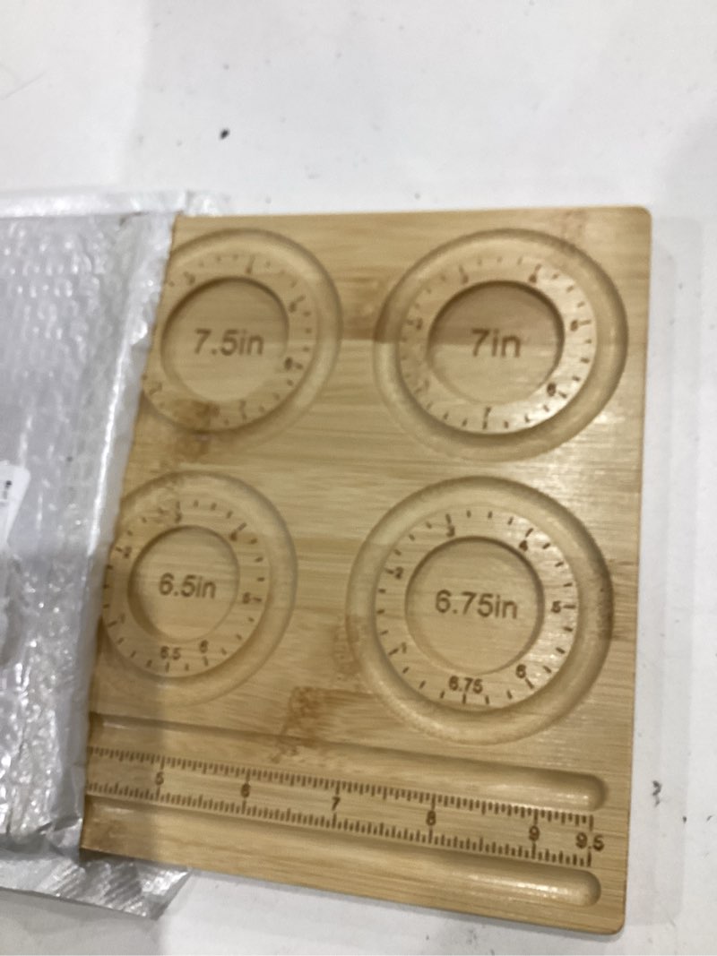 Condition photo showing As Is for petoysoso bead board for jewelry making, bamboo beading board for jewelry bracelet making, diy bracelet bead board bead board-bracelet