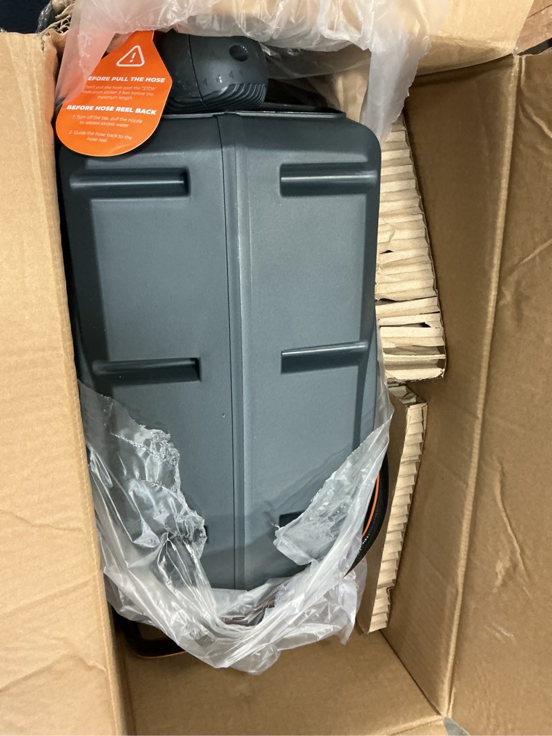 Condition photo showing Good Condition for giraffe tools plastic 100-ft wall-mount hose reel