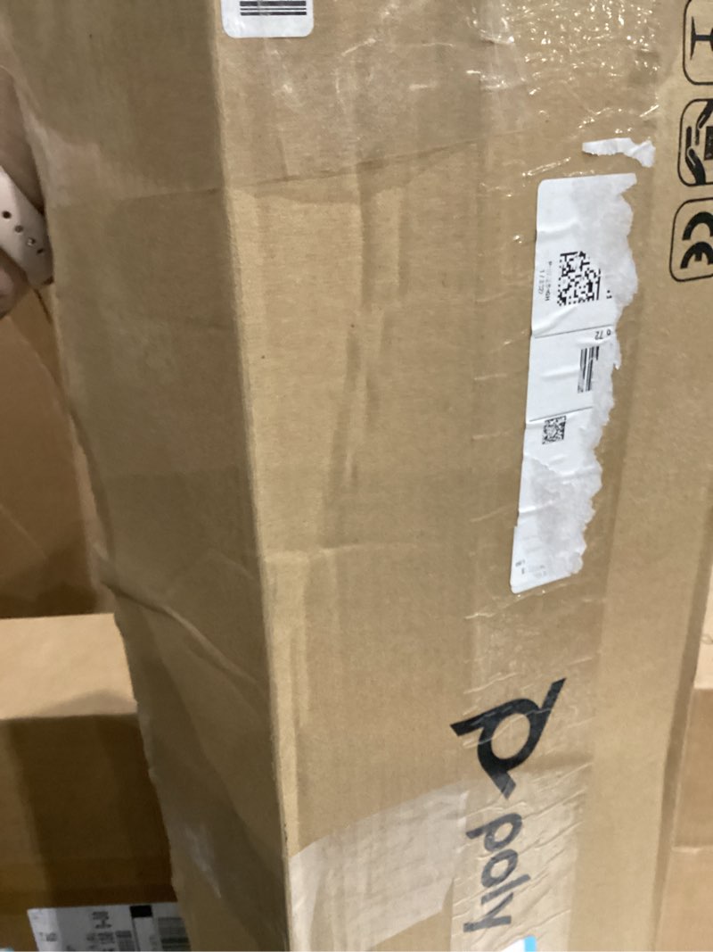 Condition photo showing As Is for Poly Studio 4K USB Video Conference System (Plantronics) - Camera, Microphone, & Speaker Bar for Small & Medium Conference Rooms - Auto Framing & Tracking - Teams/Zoom Certified - Amazon Exclusive 2024 Version