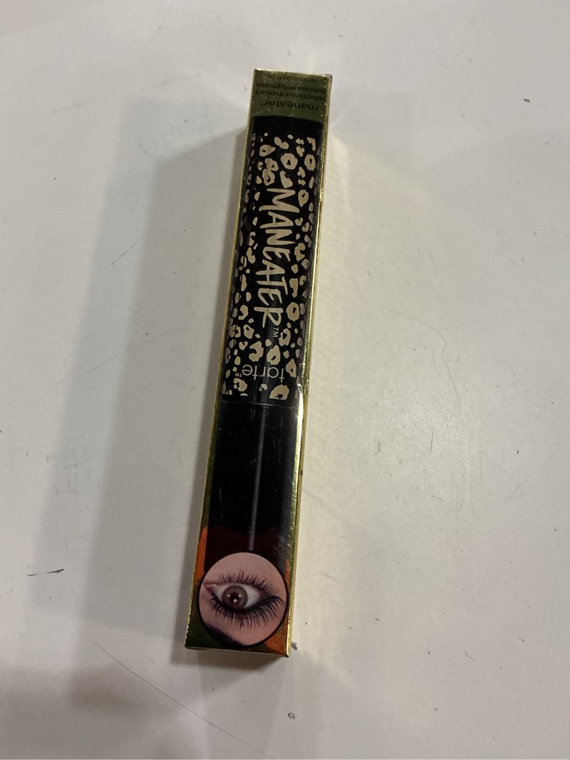 Condition photo showing New/Like New for tarte maneater mascara – Extreme Curl, Volume & Length, Longwear, Cruelty Free black full size