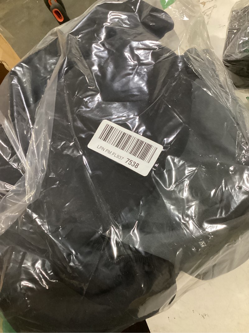 Condition photo showing Good Condition for bdk polypro car seat covers full set in charcoal on black – front and rear split bench for cars, easy to install cover set, accessories auto trucks van suv charcoal gray