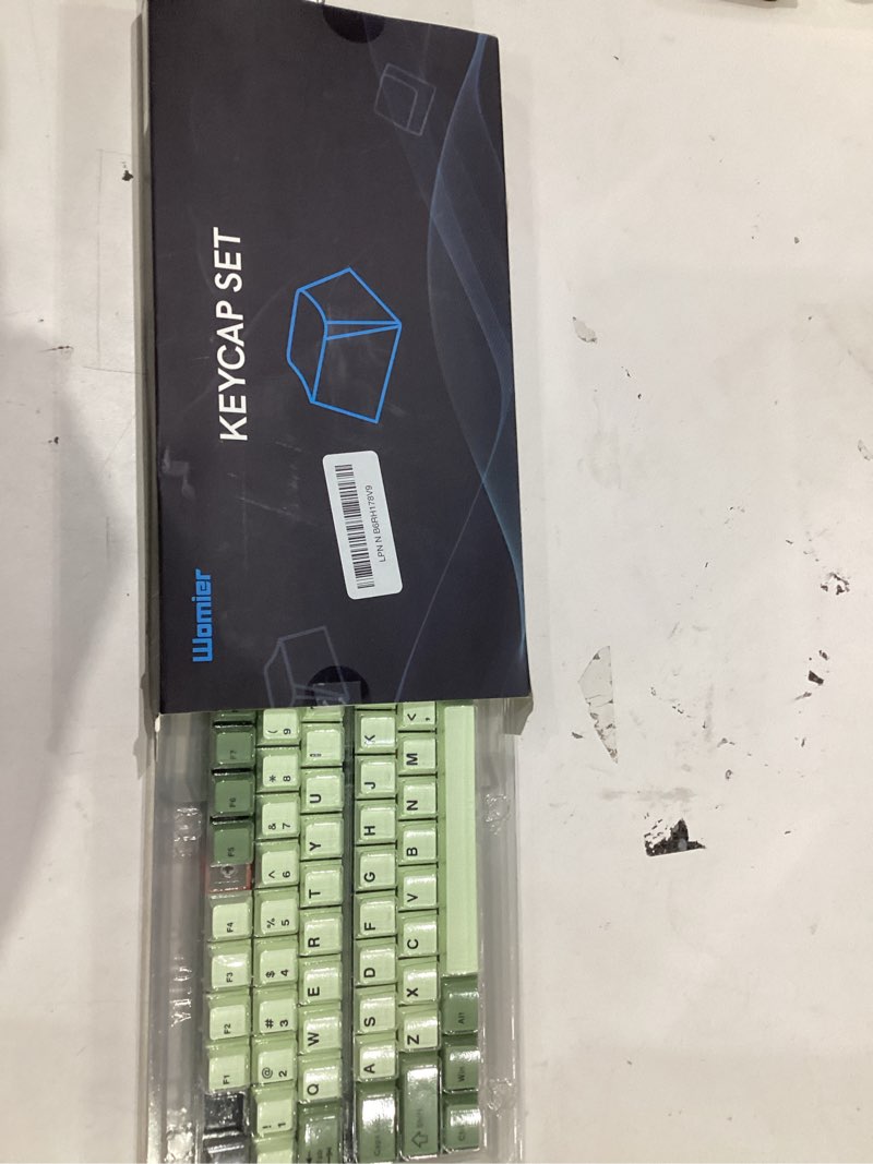 Condition photo showing New/Like New for dagaladoo Double Shot PBT keycaps, Cherry Profile Keyboard Key caps, Matcha Green Custom keycaps 75 Percent 125-key Set for 60% 65% 75% 100% Cherry Gateron MX Mechanical Keyboard Green (Cherry Profile)