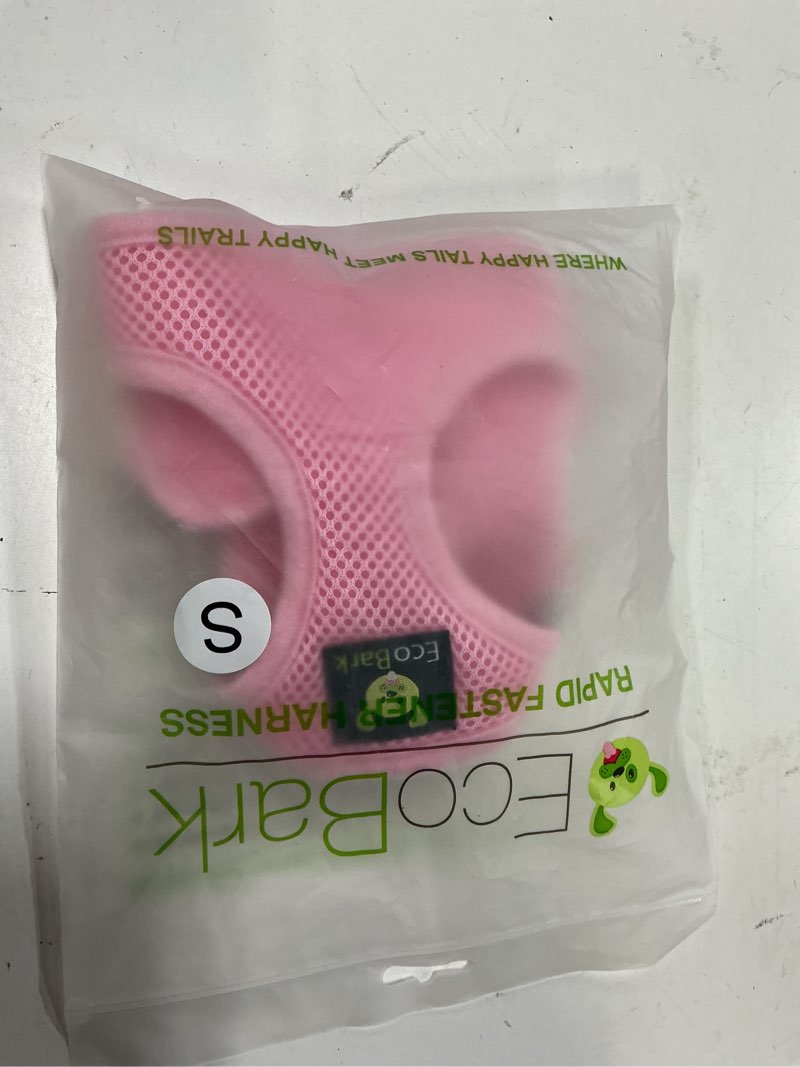 Condition photo showing Good Condition for EcoBark Baby Pink Step in Dog Harness - Step in Mesh Dog Harnesses - Safe & Secure Wrap Around Body Halter Vest Small- 7 to 10 lbs - Chest Up to 14 in (Pack of 1) Baby Pink