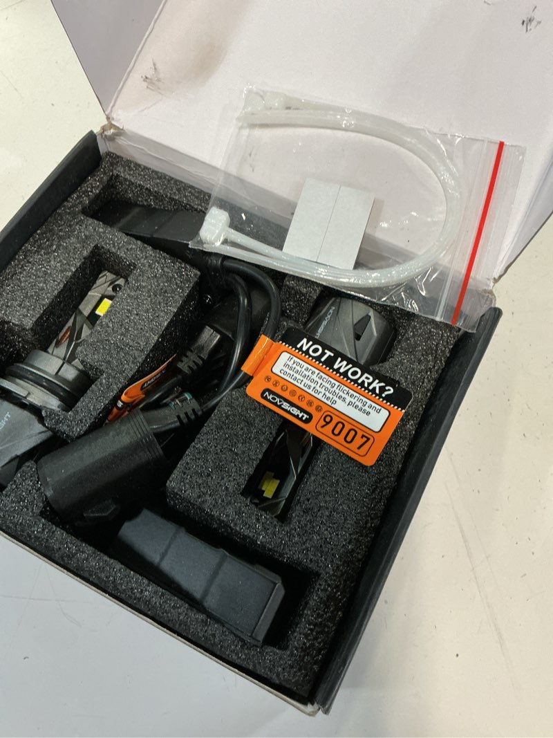 Condition photo showing Good Condition for novsig fog bulbs upgrade, 900% brighter 95,000lm, 240w performance, enhanced cooling, 5-min installation, 100,000+ hour lifespan, ip68 & canbus compatible, pack of 2 9007 95000lm