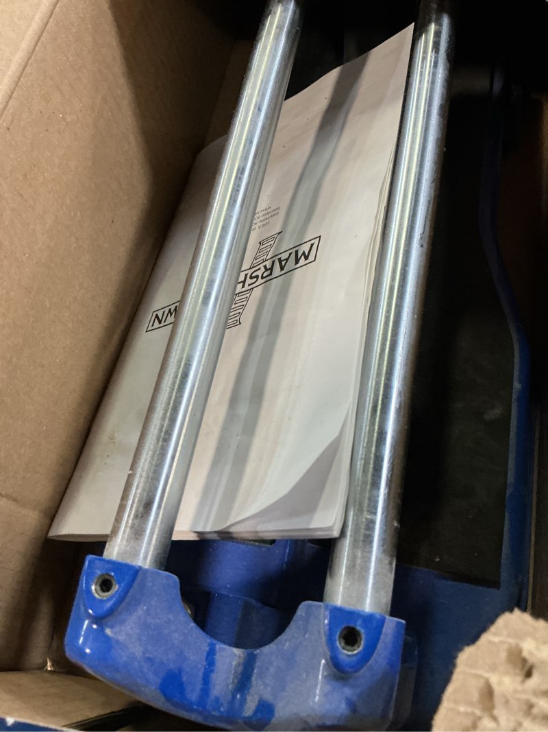 Condition photo showing As Is for marshalltown 24" tile cutter, cuts ceramic, porcelain, mosaic tile, diy, pro,tc24