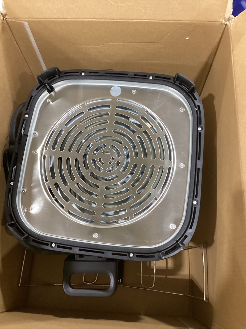 Condition photo showing Good Condition for AIRMSEN 6.3 QT Glass Air Fryer Non-Toxic, 4 Presets & Manual Control, 105–400? Precise Heat, 95% Less Oil, Auto-Pause & Resume, Microwave & Dishwasher Safe Glass Container for Family Meals