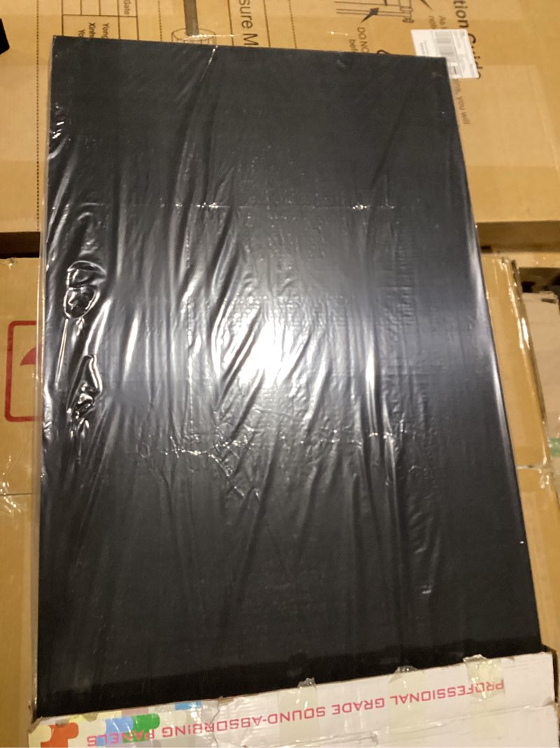 Condition photo showing New/Like New for UMIACOUSTICS 6 Packs Acoustic Panel,47.2 x 23.6 Inches Decorative Sound Proof Panel for Office,Home Theater,Studio ,Black