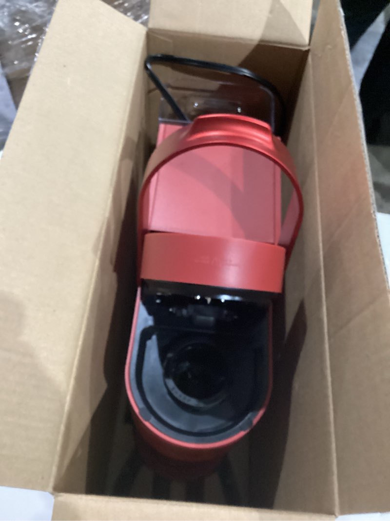 Condition photo showing As Is for Keurig K- Slim Single Serve K-Cup Pod Coffee Maker, with 3 Brew Sizes, Multistream Technology, 46oz Removable Reservoir, Scarlet Red