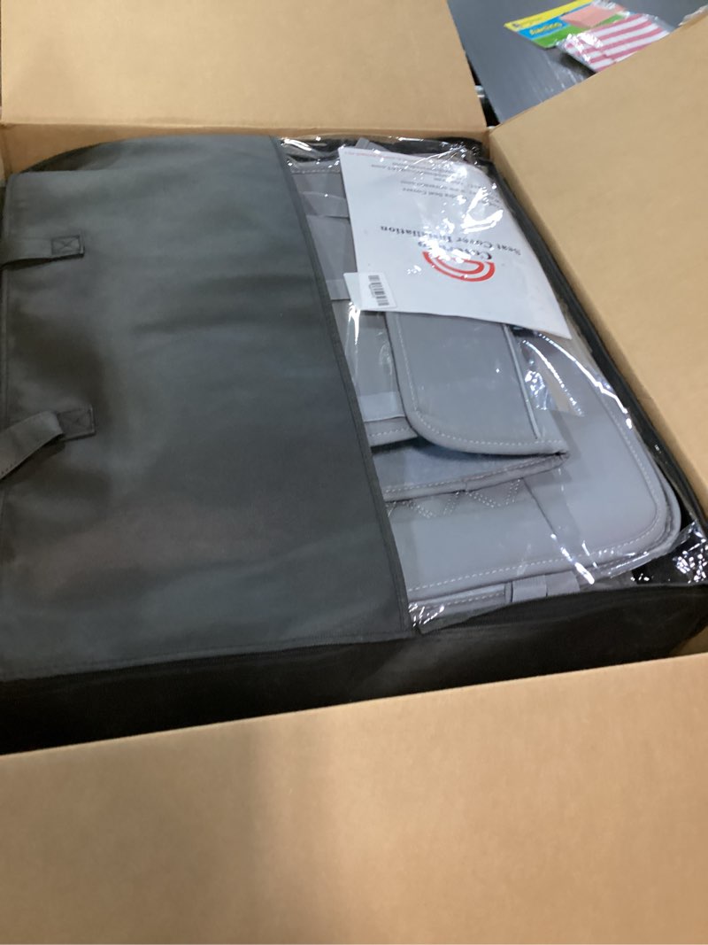 Condition photo showing New/Like New for Coverado Tundra Car Seat Covers Full Set, Leather Seat Covers Custom Seat Protectors Truck Pickup Toyota Tundra Accessories Fit 2007-2021 Toyota Tundra Crew/Crewmax/Extended/Double Cab(5PCS, Gray)