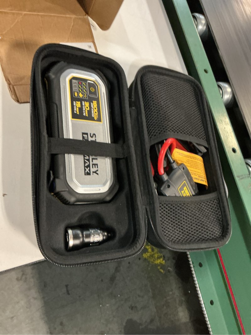 Condition photo showing Good Condition for stanley® fatmax® 1,800-amp 12-volt automotive jump starter and usb power bank, lj18fc