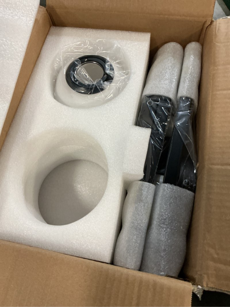 Condition photo showing As Is for mid century 2-pack matte black wall sconces, milk opal glass shade | hardwired indoor fixture, etl listed, e26 socket (max 60w), soft diffused lighting, compatible with dimmable bulbs