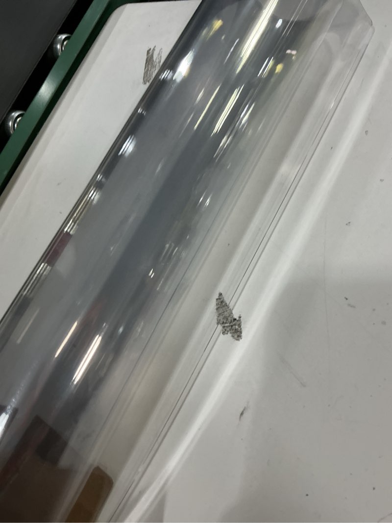 Condition photo showing Good Condition for Deep Dream 2.0mm Clear Desk Cover Protector, 4272 Inch, Mat for Dining Room Table, Rectangle Tablecloth Clear 2mm 42" x 72" (Rectangular)