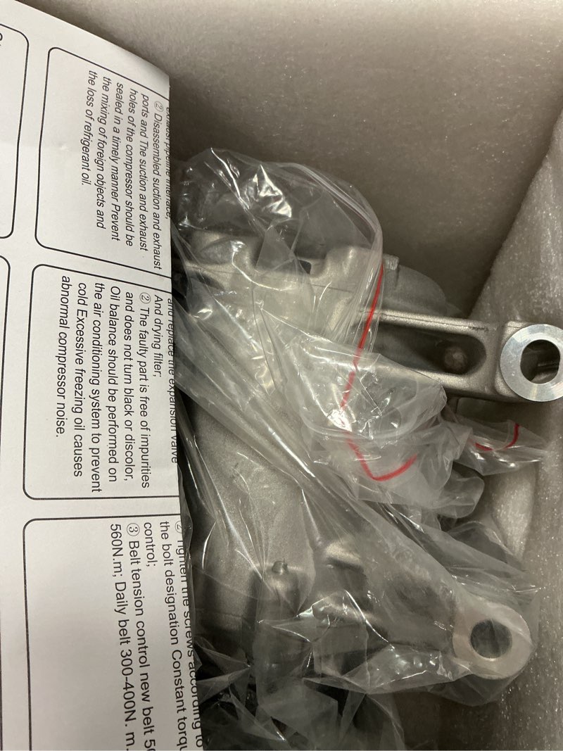 Condition photo showing Good Condition for AC Compressor Compatible with GMC Envoy 4.2L 2002-2009, Chevy Trailblazer EXT 4.2L 2002-2006, Oldsmobile Bravada 4.2L 2002-2004, Saab 9-7x 4.2L 2005-2009 CO 25825339 15070473