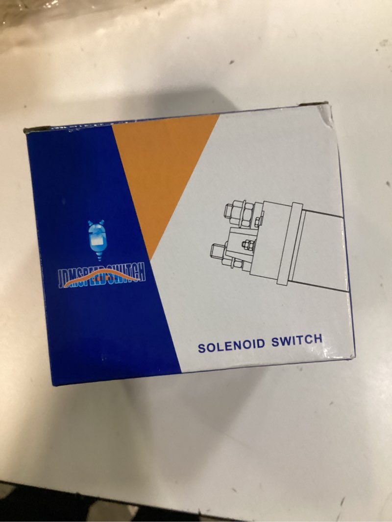 Condition photo showing New/Like New for Max 300A 12 Volt Duty Solenoid Relay 4-Terminal for Golf Carts Heavy Duty Winch Marine in Rush SPST 12VDC 12V Solenoid Relay Nickel-Plating 12V 4 Terminal Max 300A