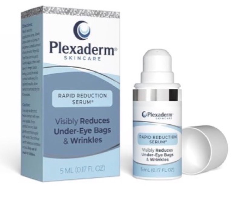 Plexaderm Rapid Reduction Eye Serum - Visibly Reduces Under-Eye Bags, Wrinkles, Dark Circles, Fine Lines & Crow's Feet Instantly, Anti Aging Wrinkle Remover for Face, Pump