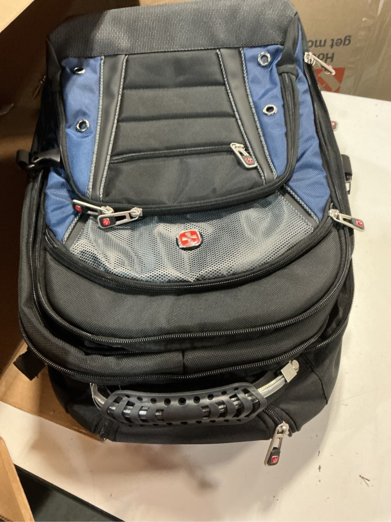 Condition photo showing Good Condition for star cloud Rolling Backpack with Wheels, USB & Type-C Charging Port, 21x14x9 Water Resistant Wheeled Backpack, 17.3" Roller Laptop Backpack, Carry On Luggage for Business Travel College Work Bag Rolling Backpack Without Tsa Lock