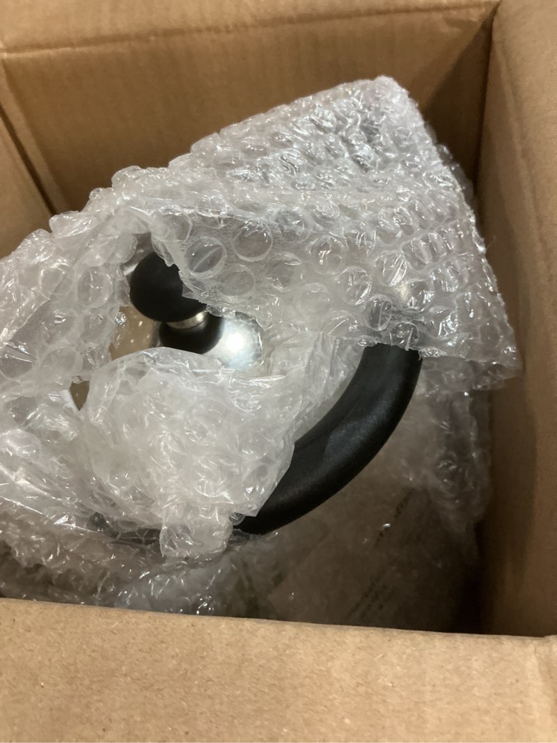 Condition photo showing Good Condition for tea kettle, 3.1 quart whistling tea pot for stove top, food grade 304 stainless steel teapot with for coffee, tea, milk etc white field flower