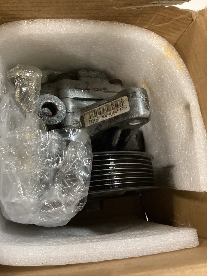 Condition photo showing As Is for a-premium power steering pump, with pulley, compatible with honda cr-v 2002 2005-2011, accord 2006-2007, element 2006-2011 & acura rdx 2007-2012, tsx 2006-2008, rsx 2002-2006, 2.0l 2.3l 2.4l pump with pulley