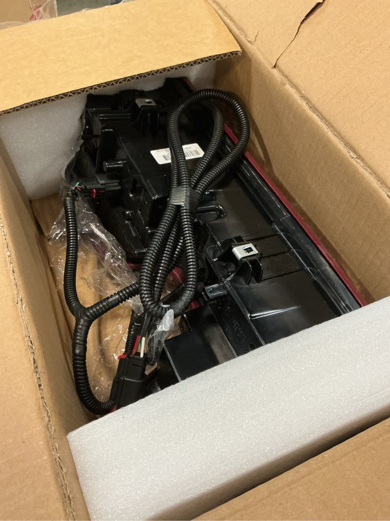 Condition photo showing As Is for led tail lights assembly compatible with 2019-2025 chevy silverado 1500/2500hd/3500hd rst/lt trail boss/ltz/high country /zr2 taillights with harness, left driver side replace:84678149 gm2800311 red led type-left driver side