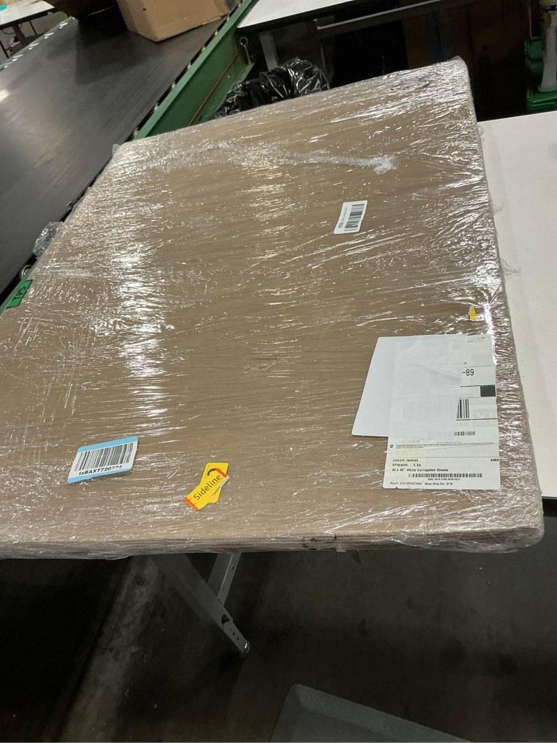 Condition photo showing Good Condition for aviditi corrugated cardboard sheets, 30" x 40", kraft brown, for packing, mailing, and protecting products from forklift damage, 5 sheets sheets and pads