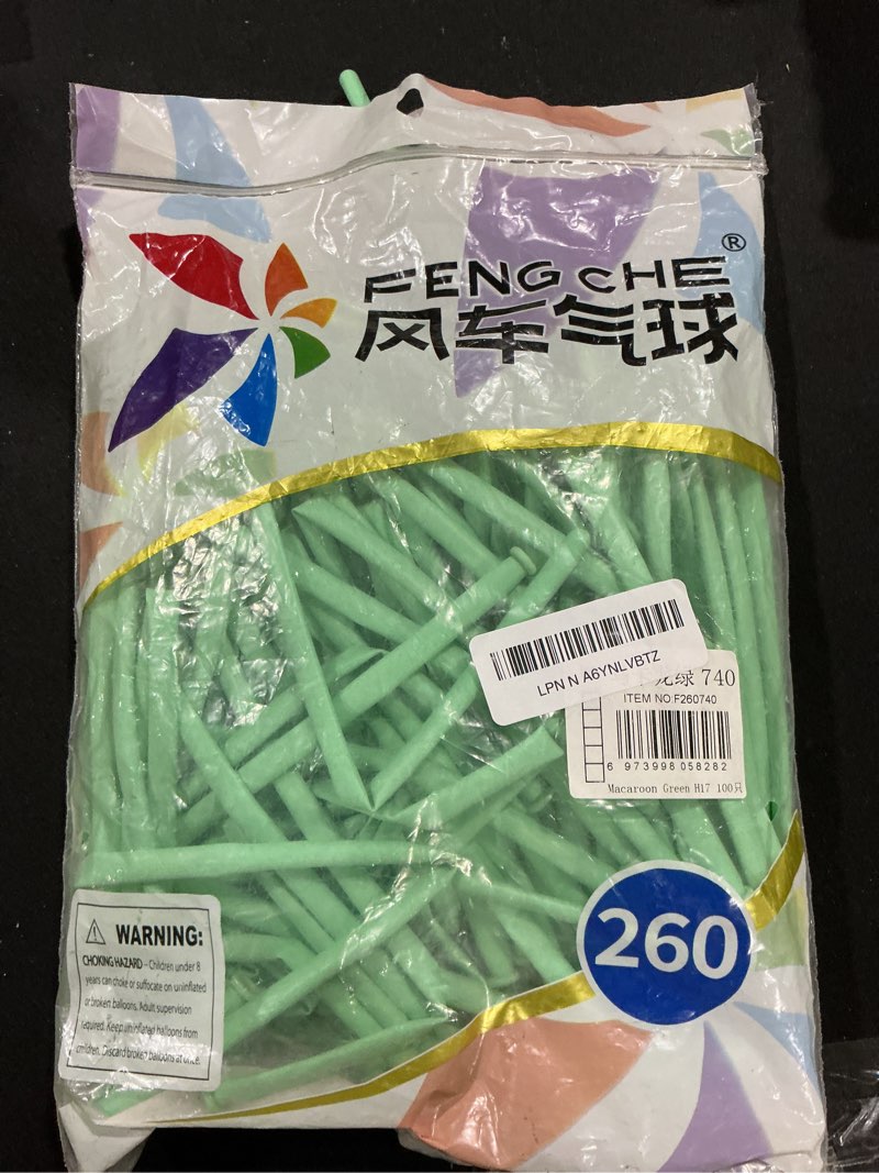 Condition photo showing New/Like New for 100pcs Sage Green 260 Balloons, Thickening Latex Green 260q Balloon for Animal Model, Long Twisting Balloons for Halloween Xmas Presents, Animal Shape, Birthdays Clowns. (Sage Green) Avocado Green