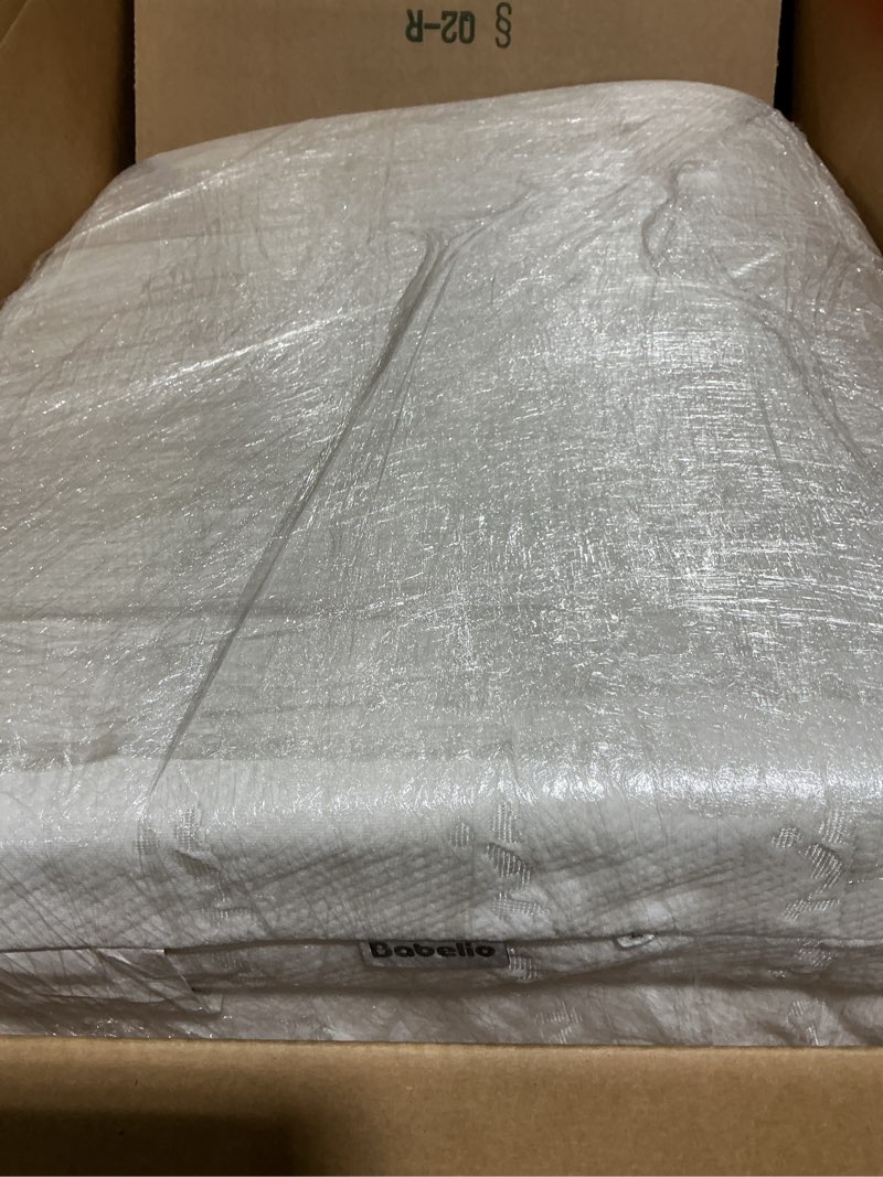 Condition photo showing Good Condition for (Similar to) Babelio Breathable Crib Mattress, Dual-Sided, Memory Foam, Waterproof, Removable and Machine-Washable Cover, for Toddler and Baby 52\" x 27.5\" Crib Mattress Cloud 1