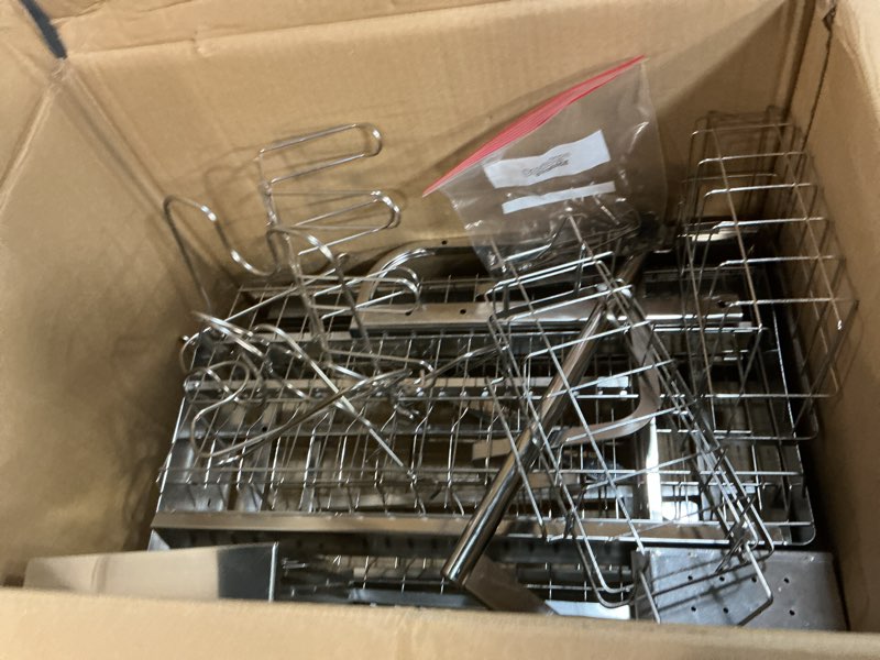 Condition photo showing As Is for Over The Sink Dish Drying Rack,3 Tier Adjustable Length Full Stainless Steel Large Storage Kitchen Dish Rack,for Kitchen Counter Expandable Multifunctional Organizers,Silver (25.98-37.6") Silver 3 Tier Style A